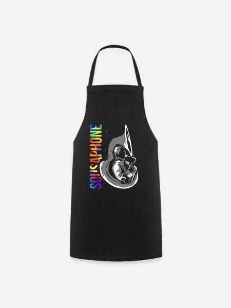 sousaphone - Tablier de cuisine - noir