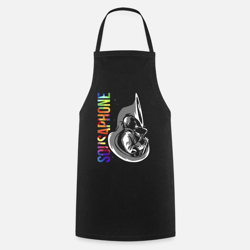 sousaphone - Tablier de cuisine - noir