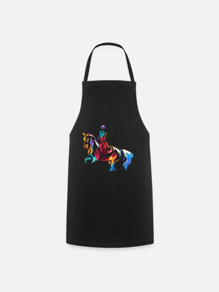 dressage - Cooking Apron - black