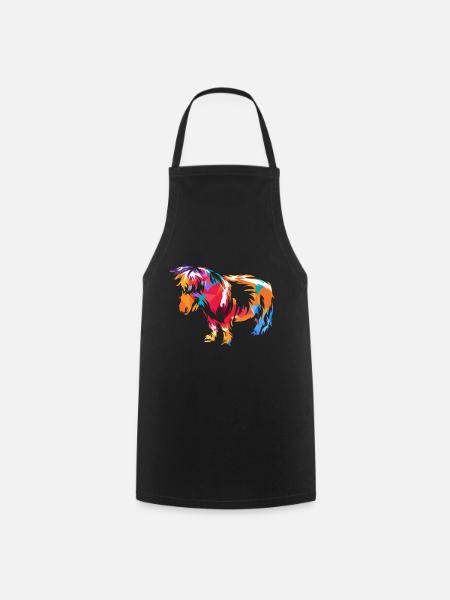 poney Shetland - Tablier de cuisine - noir