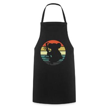 Koala - Cooking Apron - black - Front - AI Model Male 185 dark (185cm)