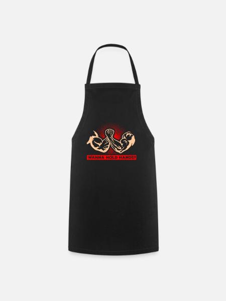 Arm wrestling arm wrestling sport arm wrestling fitness - Cooking Apron - black
