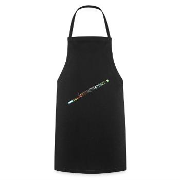 Fagott - Kochschürze - Schwarz - Vorne - AI Model Male 185 dark (185cm)