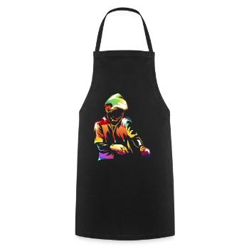 Anesthesiologist - Cooking Apron - black - Front - AI Model Male 185 dark (185cm)