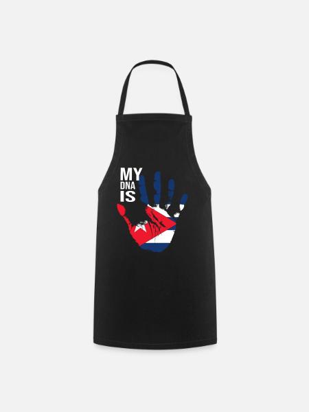 Mon ADN est cubain, Cool Cuba Flag, Cuba Love, Cuba - Tablier de cuisine - noir