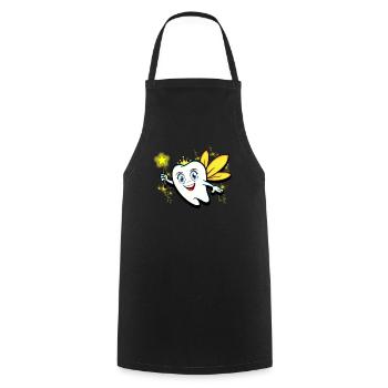 Carnival tooth fairy - Cooking Apron - black - Front - AI Model Male 185 dark (185cm)