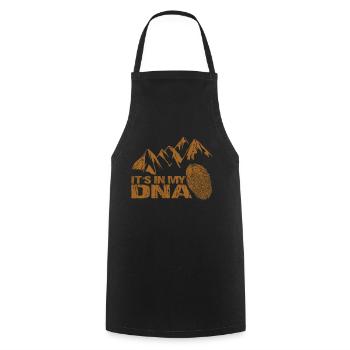 Rockclimbing - Cooking Apron - black - Front - AI Model Male 185 dark (185cm)