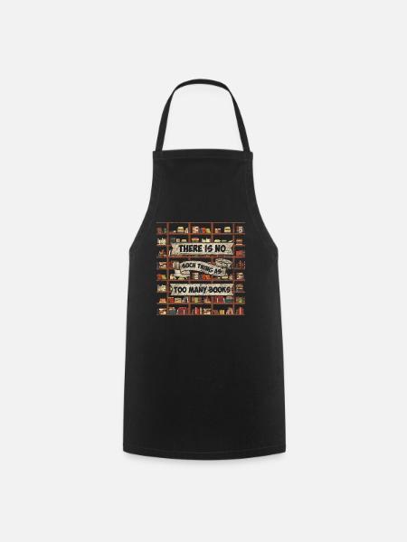 book - Cooking Apron - black