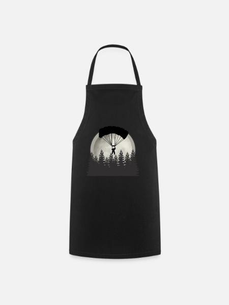 parapente - Tablier de cuisine - noir