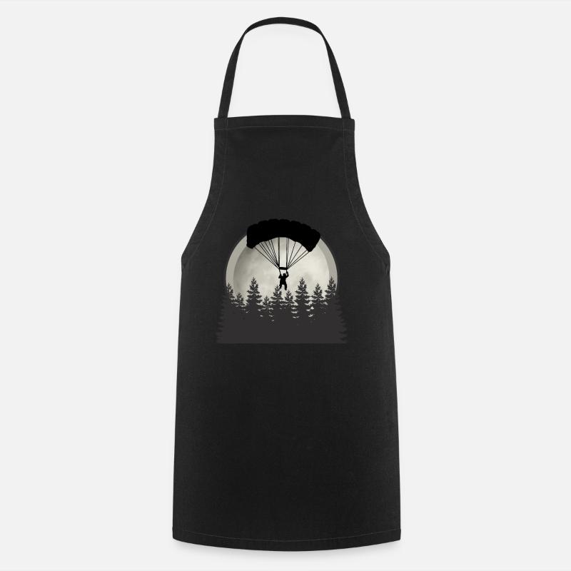 parapente - Tablier de cuisine - noir