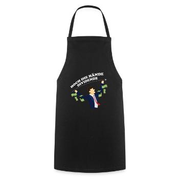 Hoch Die Hände Dividende Aktien Finanzen Geschenk - Kochschürze - Schwarz - Vorne - AI Model Male 185 dark (185cm)