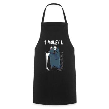 Chemistry joke - Cooking Apron - black - Front - AI Model Male 185 dark (185cm)