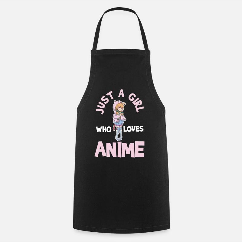 Anime - Cooking Apron - black