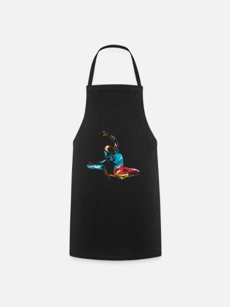 Exercice de Pilates - Tablier de cuisine - noir