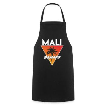 mali with capital - Cooking Apron - black - Front - AI Model Male 185 dark (185cm)