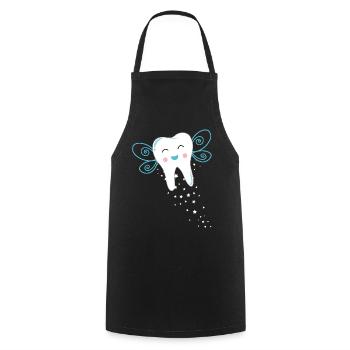 Assistante dentaire Cadeau Petite souris Pour dames - Tablier de cuisine - noir - Devant - AI Model Male 185 dark (185cm)