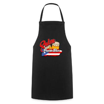 salsa - Tablier de cuisine - noir - Devant - AI Model Male 185 dark (185cm)