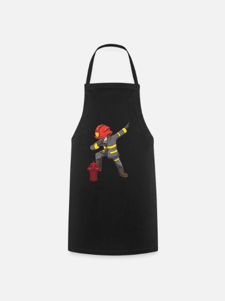Pompier pompier - Tablier de cuisine - noir