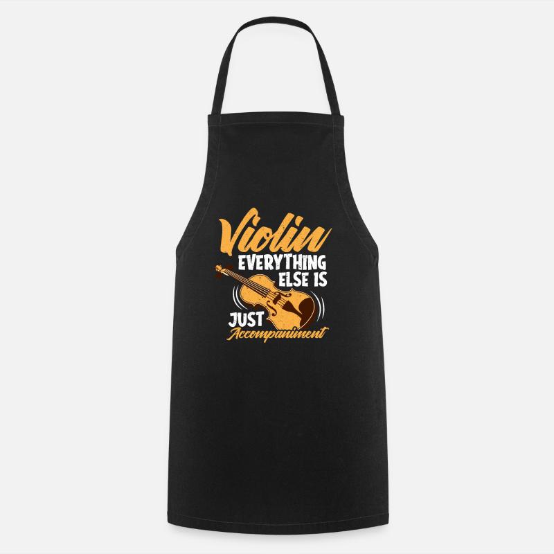 Violin orchestra - Cooking Apron - black