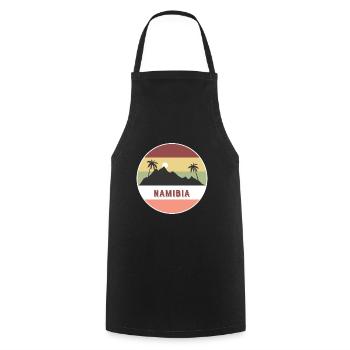 Namibie Pays et pays - Tablier de cuisine - noir - Devant - AI Model Male 185 dark (185cm)