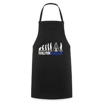 Saarland Evolution Saarland Saarländer - Cooking Apron - black - Front - AI Model Male 185 dark (185cm)