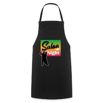 salsa - Tablier de cuisine - noir - Devant - AI Model Male 185 dark (185cm)