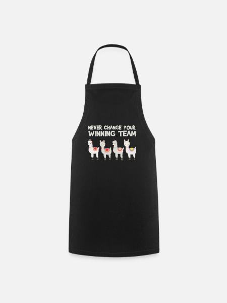 Alpaca alpaca alpaca alpaca - Cooking Apron - black