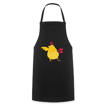 Ostern Dabbing Henne Huhn Küken Hahn Geschenk Kids - Kochschürze - Schwarz - Vorne - AI Model Male 185 dark (185cm)