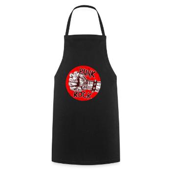 Punk rock music punk rocker punks punk gift - Cooking Apron - black - Front - AI Model Male 185 dark (185cm)