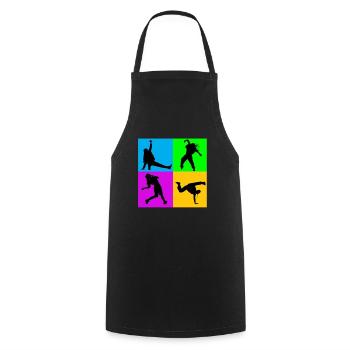 Hip Hop Tanz Tänzer Breakdance Tänzerin Geschenk - Kochschürze - Schwarz - Vorne - AI Model Male 185 dark (185cm)