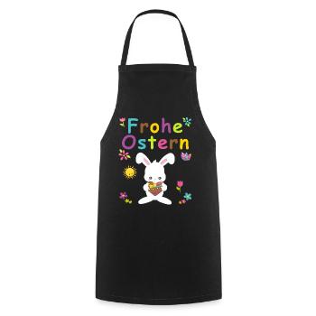Ostern Geschenk Für Damen, Herren Und Kinder - Kochschürze - Schwarz - Vorne - AI Model Male 185 dark (185cm)