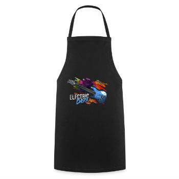 E-Bass Gift - Cooking Apron - black - Front - AI Model Male 185 dark (185cm)