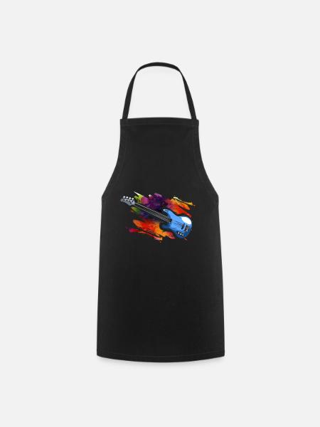 Electric bass - Cooking Apron - black