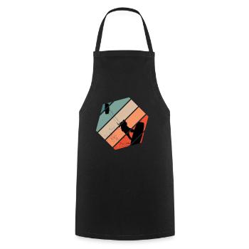 Kite surfing kitesurfing kite surfers wave gift - Cooking Apron - black - Front - AI Model Male 185 dark (185cm)