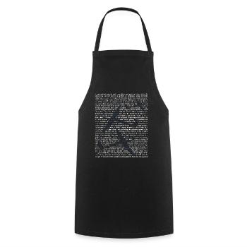 Glider Gift - Cooking Apron - black - Front - AI Model Male 185 dark (185cm)