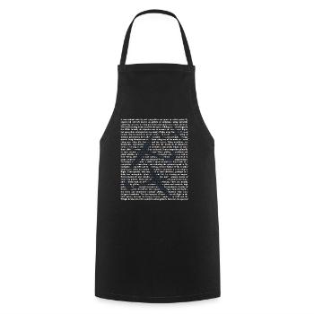 Gliding - Cooking Apron - black - Front - AI Model Male 185 dark (185cm)