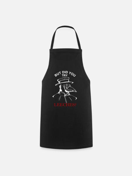 Plague Doctor Plague Doctor Black Dead Leech - Cooking Apron - black
