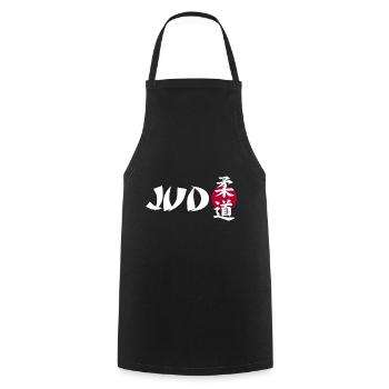 Judo - Cooking Apron - black - Front - AI Model Male 185 dark (185cm)