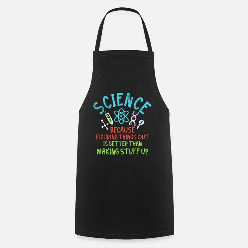 Science Science - Cooking Apron - black