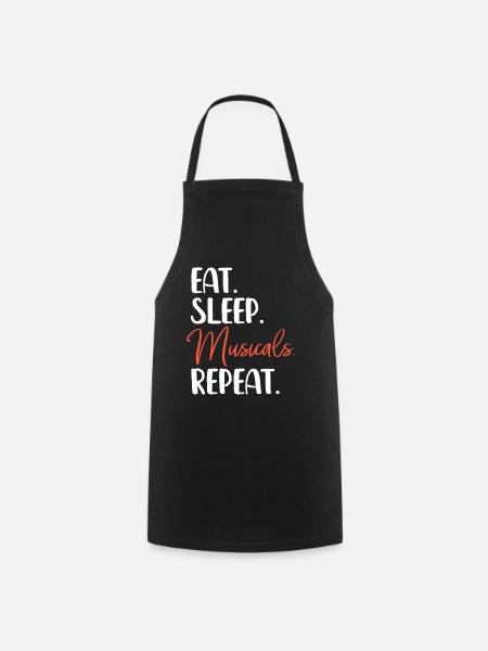 Musical - Tablier de cuisine - noir