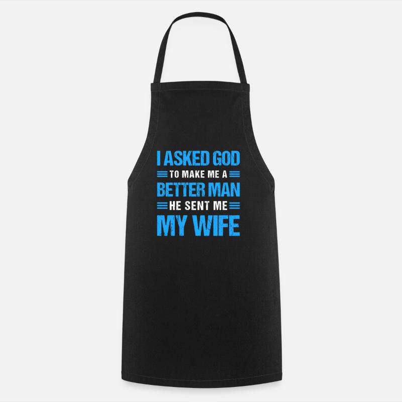 Funny Gift For Men - Cooking Apron - black