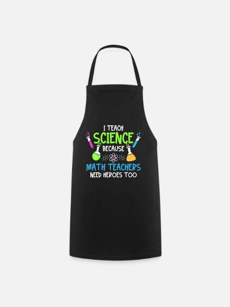 Professeur de physique chimie - Tablier de cuisine - noir