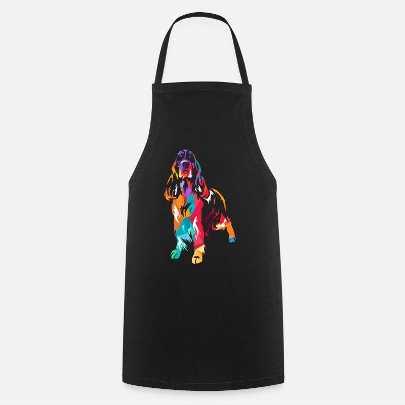 Anglais Springer Spaniel - Tablier de cuisine - noir
