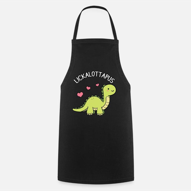 Lickalottapus - Cooking Apron - black
