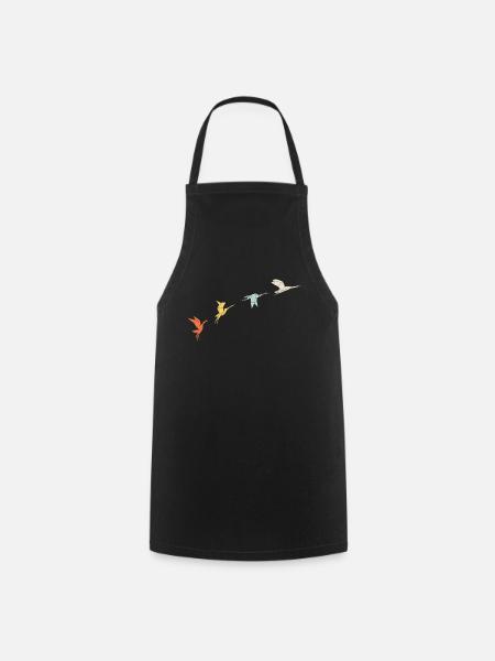 Origami hobbyist crafting outfit - Cooking Apron - black