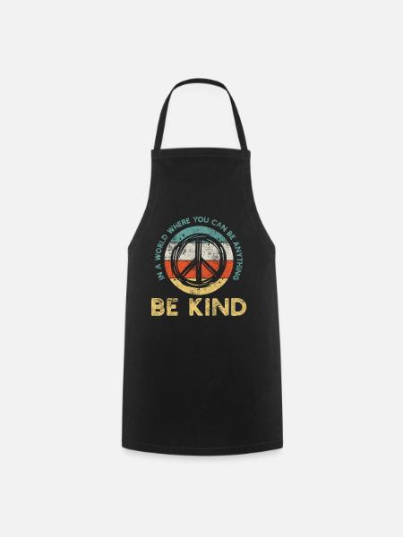 Be Kind - Kochschürze - Schwarz