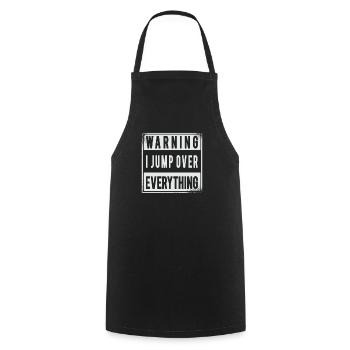 Parkour Parkour runner TOUT course d'obstacles - Tablier de cuisine - noir - Devant - AI Model Male 185 dark (185cm)