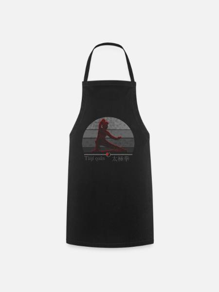 Combattant de Tai Chi - Cadeau de la tenue d’entraînement - Tablier de cuisine - noir