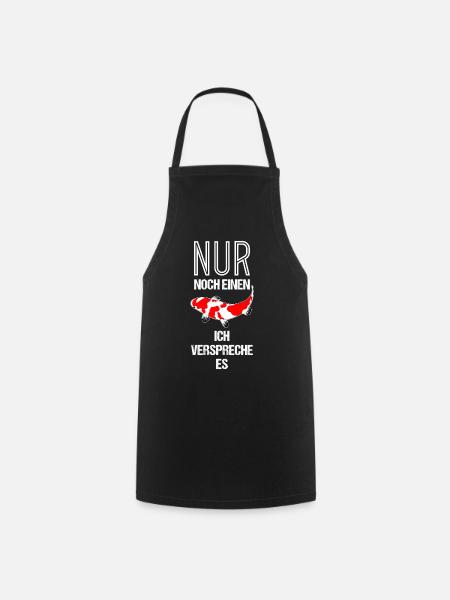 NUR NOCH EINEN KOI ICH VERSPRECHE ES - Kochschürze - Schwarz