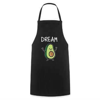 Partner look | Dream Team Couple Couples Love Marriage - Cooking Apron - black - Front - AI Model Male 185 dark (185cm)